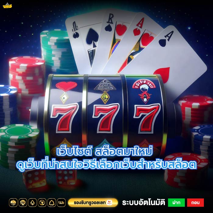 เว็บไซต์ สล็อตมาใหม่ ดูเว็บที่น่าสนใจวิธีเลือกเว็บสำหรับสล็อต